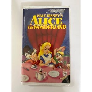 Vintage Disney Alice in Wonderland VHS